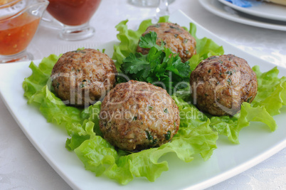 Meatballs with herbs