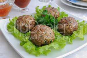 Meatballs with herbs