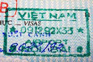 Vietnam passport stamp