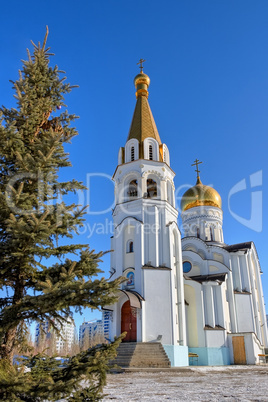 Russian church in Samara, Russia
