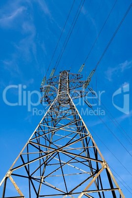 High voltage electricity pylon