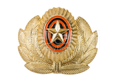Insignia on russian officer cap