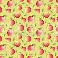 apple - seamless pattern and abstract nature background