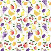 fruits - seamless pattern and abstract nature background