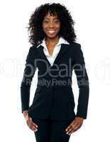 Stylish african female business executive