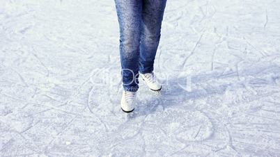 Legs Teenage Girl Skating