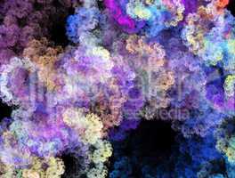 Abstract floral fractal