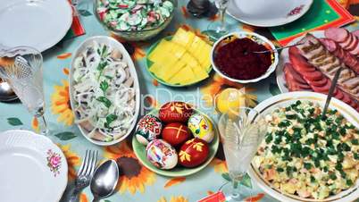 Holiday Table At Easter