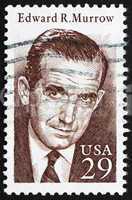 Postage stamp USA 1994 Edward Roscoe Murrow, Journalist