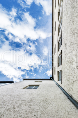 bright sky with clouds