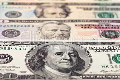 Background of U.S. dollars