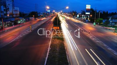 Traffic on the road