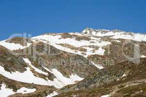 Gbirgszug in den Alpen