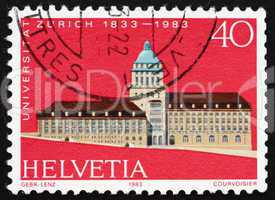 Postage stamp Switzerland 1983 Zurich University