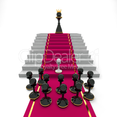 Pawn to queen