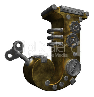steampunk buchstabe j steampunk buchstabe j