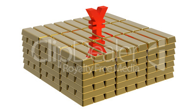 Yen on gold