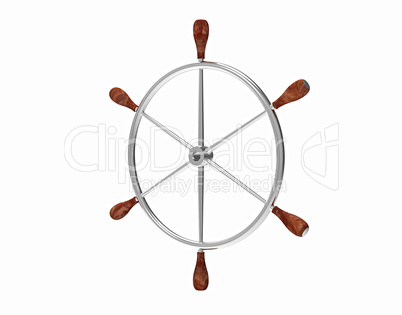 Ship steering wheel