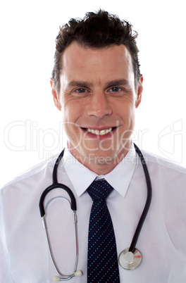 Young handsome doctor, portrait