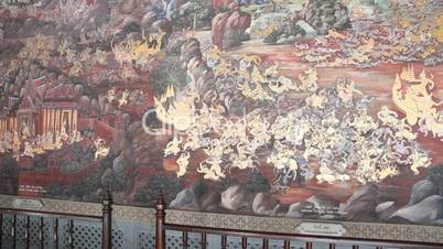 Wall in Grand Palace