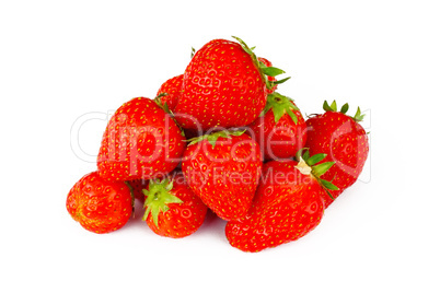 Heap of strawberries