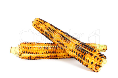 Grilled corn cob