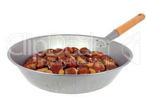 Chestnuts in a pan