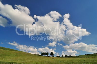 Field and sky