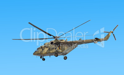 Russian army Mi-8 helicopter