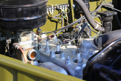 engine an old car