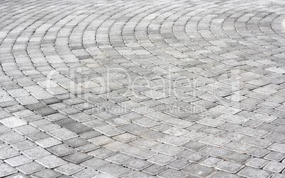 Paving stones texture a round