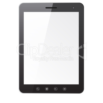 Tablet PC computer with blank screen