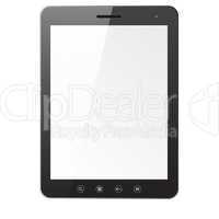 Tablet PC computer with blank screen