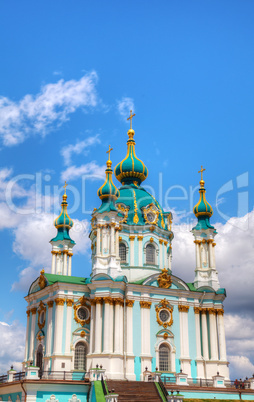 St. Andrew church in Kiev, Ukraine