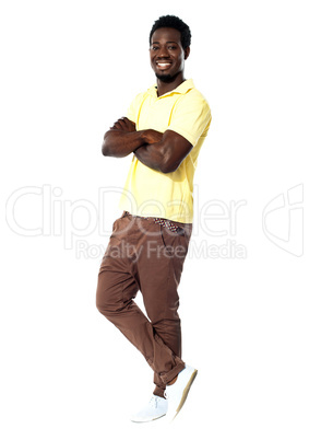 Stylish portrait of confident african guy