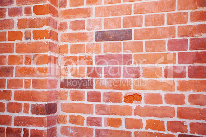 background of red brick wall