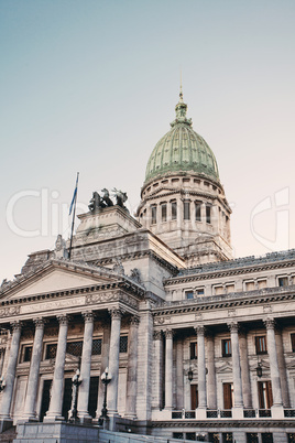 Building of Congress  in Buenos Aires, Argentina