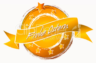 Frohe Ostern Banner