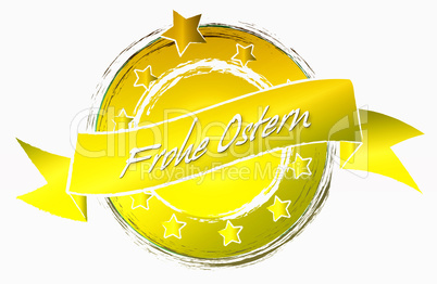 Frohe Ostern Banner