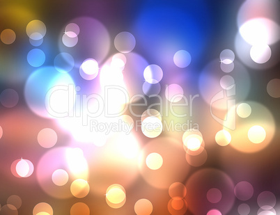 Multi Colored Light Burst