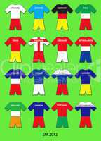 EM 2012 Teams - English