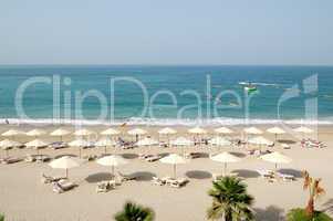Beach of the luxury hotel, Fujairah, UAE