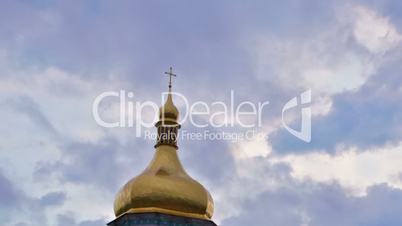 Saint Sophia Cathedral In Kiev, Timelapse