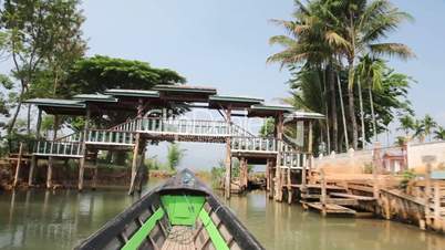 Boat on Inle lake , Myanmar