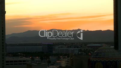 Plane landing Las Vegas