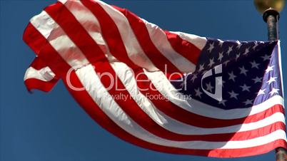 US Flag slowmotion
