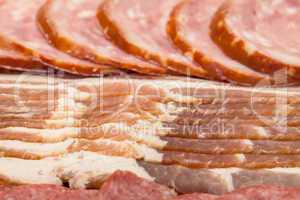 Assorted Slice Sausage and Bacon