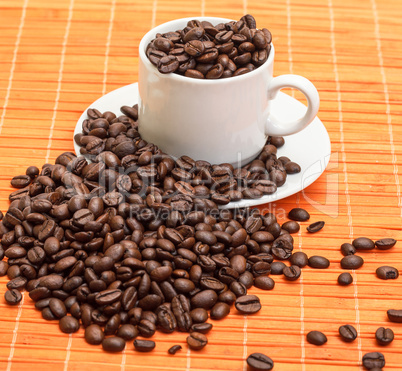 Cup with Coffee Beans