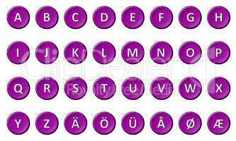 Alphabet - Signed and sealed Violet