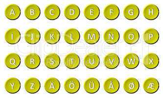 Alphabet - Signed and sealed Yellow